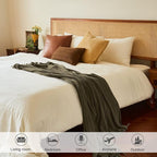 lifein Throw Blanket for Couch, Soft Green Boho Decor Bed Throw,Cozy Knitted Chenille Farmhouse Lightweight Throw for Spring(Olive Green,50 * 60")