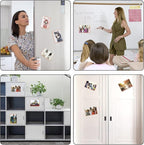 Orange Magnetic Picture Frame 4X6 for Refrigerator 10 Pack,Photo Magnets Sleeves