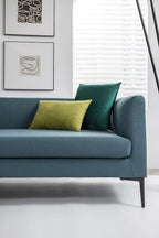 26x26 Euro Pillow Covers : 2 Pack Cozy Soft Velvet Oversized Couch Pillow Shams, Square Throw Pillow Cases for Living Room Sofa, Green