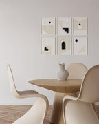 Haus and Hues White Oak 11x14 Picture Frame Set of 6 - Set of 6 11x14 Wood Picture Frame, 11x14 White Picture Frame, 14x11 Picture Frames, White Picture Frames 11x14, White Art Frame (White Oak Frame)