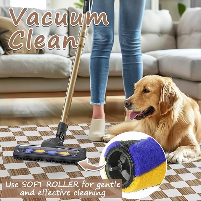 jinchan 5x7 Brown Checkered Area Rugs for Kids Room - Machine Washable Rug Modern Neutral Geometric Lattice Soft Non-Slip Carpet for Nursery Playroom Classroom Living Room Bedroom Home Office