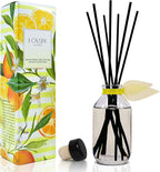 LOVSPA Reed Diffuser Set, Sage & Citrus Scented Oil Diffuser with Sticks, Home Fragrance Accessories for Bathroom Shelf Decor, Aroma Diffusers for Home or Office Desk, USA Made