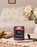 M&SENSE Sweet Spruce Scented Candle, Natural Soy Wax Winter Candle Cotton Wick 7.05oz Up to 50 Hours Tree Scented for Holiday Housewarming Gifts for Friends Family