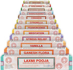 Stamford Masala Premium Mix Assorted Incense Sticks 15gram x 12 Pack | for Meditation, Aromatherapy, Healing, Yoga, Positivity and Relaxation |