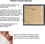 12 Pack 12.5x12.5 Record Frame with 10x10 Mat for Vinyl Record Album Cover Poster, Display Photo 10x10 with Mat or 12.5 x 12.5 Without Mat, Wall Hanging Vinyl Frames, 12 Pack, Black