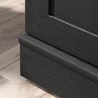 Sauder HomePlus Multi-Room Storage Cabinet with Adjustable Shelves and Door Positioning, Kitchen Laundry Bathroom Pantry Storage Cabinet, in Raven Oak Finish