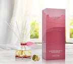 LOVSPA Reed Diffuser Set, Uplift Pomegranate Citrus Scented Oil Diffuser with Sticks, Home Fragrance Accessories for Bathroom Shelf Decor, Aroma Diffusers for Home or Office Desk, USA Made