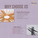 Raajsee Dragon Blood Incense Sticks 100 Gm Pack-100% Pure Organic Natural Hand Rolled Free from Chemicals-for Church,Aroma Therapy,Relaxation,Meditation & Sensual Therapy