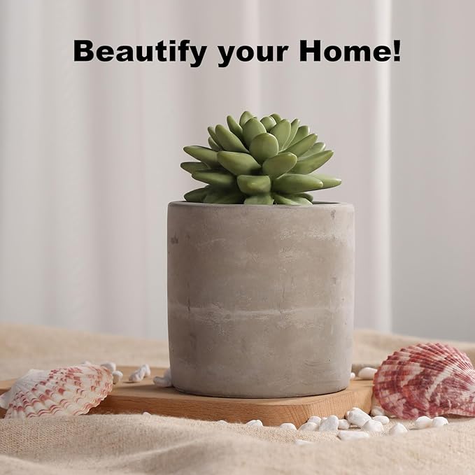 Reed Diffuser Set, Pretty Valley Home Succulent Gypsum Ceramic Fragrance Diffuser Vase Set - Frozen Pear 3.38 fl oz (100 ml), Home Fragrance Reed Diffuser for Bathroom Office Living Room Decor