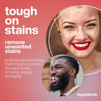 AquaSonic Professional Teeth Whitening Strips - Enamel Safe Teeth Whitening with Hydrogen Peroxide - Easy to Use, Non-Slip, Affordable & Effective (Watermelon)