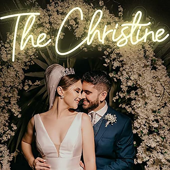 IbayNawi Custom LED Neon Signs for Wall Decor, Personalized Name Sign for Wedding, Birthday, Bar & Business Gifts