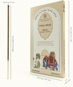 Incense Sticks, White Musk Incense, Pack of 100 Stick, Hand Rolled Aromatic Masala Made with Natural Ingredients, 45-60 Minute Burn Time, Best for Home Fragrance, Meditation, Yoga, Spiritual Healing