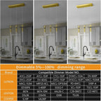 3 Light Pendant Lighting Dining Room Light Fixture Dimmable LED Modern Gold Pendant Light with Bubble Crystal Pendant Lights Kitchen Island