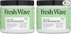 Fresh Wave Odor Removing Gel, 15 oz., Pack of 2 - Odor Absorbers for Home, Safer Odor Relief, Natural Plant-Based Odor Eliminator, Every 15 oz. lasts 30-60 Days, For Cooking, Trash & Pets
