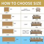 HAOMAIJIA Waterproof Couch Cover for Dogs Washable,Faux Fur Pet Couch Covers for Sofa,Soft Dog Bed Cover Non-Slip Couch Covers for 3 Cushion Couch Sofa Pet Friendly (Brown, 35" x 95" 1 Pack)