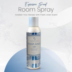 Expressive scents Aromatic Room Spray - Long Lasting fresh linen Air Freshener for Home & Office – Air Freshener for Bathroom & Small Spaces 6 FL Oz