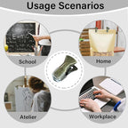 35 Pack Mini Metal Alligator Clips for Crafts Non-Slip Silicone-Coated Retro DIY Badge Small Clips (Glossy Bronze)