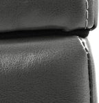 Joveco Storage Ottoman Bench, Tufted Leather 51 Inch Storage Bench for End of Bed Bedroom Living Room (51”, Dark Gray)