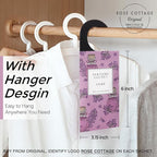 ROSE COTTAGE Large 12 Packs Lilac Hanging Closet Air Freshener Scented Sachets Long Lasting Smell Goods