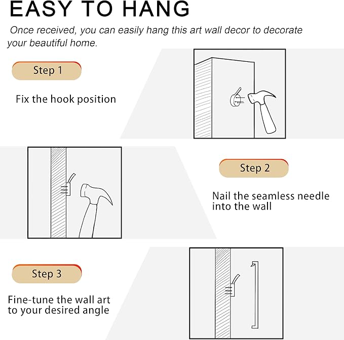 Fantasy Artists 3Pcs Jesus Wall Art, Christian Wall Decor for Biblical Room, Unframed Canvas Painting Prints, Religious Art Posters for Church Living Room Bathroom, 12" X 16"