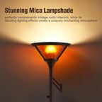 Floor Lamps for Living Room - 70" Brown Torchiere Standing Floor Lamp with Adjustable Swing Arm - Tall Corner Lamp Decor for Bedroom with Mica Shade LED Reading Light for Home Office
