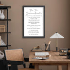 FZMHASLWW The Ten Commandments Bible Verse Wall Decor 24"X16" God Jesus Prayer Christian Saying Catholic Scripture Sign Large Wood Framed Wall Hanging Art (Black)