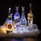 ZNYCYE Solar Wine Bottle Lights Outdoor, Cork Lights for Wine Bottles Waterproof, Perfet for Wedding Party Garden Patio Pathway Decor, Suitable for Most Wine Bottle Mouths-Warm White (8 Pack)