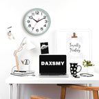 Wall Clock Silent Non-Ticking Modern Clock Battery Operated 12 Inch Small Classic Analog Decorative for Kitchen, Bathroom, Office, Bedroom, Home(Blue Gray)