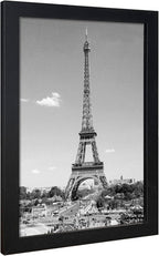 VCK Poster Frames 13x19 Black 3 Pack, Solid Wood Picture Frames for Wall Mounting Hanging Art and Puzzle Frame