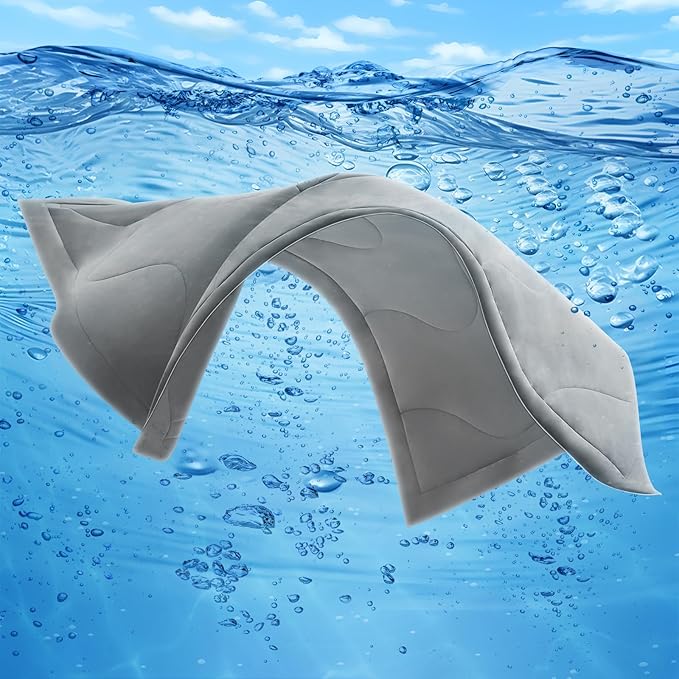 Cooling Comforter King Size, Double-Sided Cooling Blanket for Hot Sleepers & Night Sweats, Arc-Chill Q-Max > 0.4 Breathable Ice Blanket, Lightweight Cold Comforter (108''x90'', Light Grey)