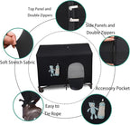 Crib Blackout Cover for Pack N Play - Travel Crib Cover, Breathable Baby Netting Cover/Tent for Indoor or Outdoor Portable Stretchy Blackout Tent, Net Curtains