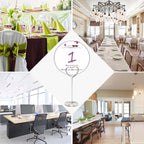 Table Number Card Holders Place Card Holder, 25 Pack Picture Holders for Tables, Heart Shape Photo Number Stands Menu Paper Card Clips for Wedding Party, Office, Restaurant (Silver)