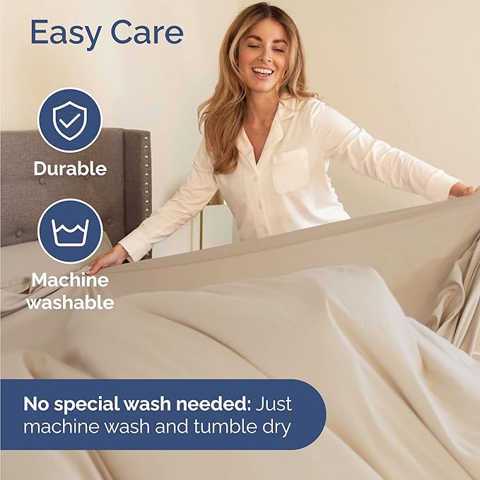 Twin Size 3 Piece Sheet Set - Comfy Breathable & Cooling Bed Sheets Set - Hotel Luxury Bedding for Women, Men, Kids, Teens, Boys & Girls - Deep Pockets, Ultra-Soft and Wrinkle Free - Oeko-Tex - Wheat