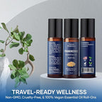 Frankincense Essential Oil Roll-On 10 ml - Pure, Natural Oil with Grapeseed for Aromatherapy & Skin Care - Nexon Botanics