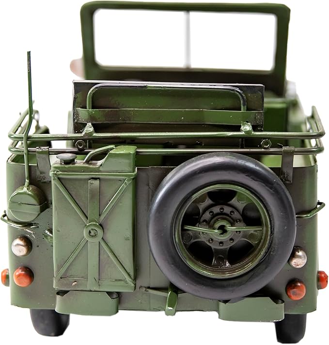 YCHTEWY-Iron Classic Car Model Collectible Vehicle Decoration, Metal Truck Christmas Decor ，Unique Blend of Vintage, Rustic, Farmhouse Truck Decor for Table Top Decor. (B)