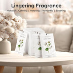 12 Packs Scent Sachets for Closet Clothes Storage - White Cotton Fragrance Long Lasting Home Air Freshener Odor Deodorizer