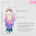 7 Chakras Dream Catchers Tree of Life Dream Catcher Colorful Feather Butterfly Dreamcatcher Wall Decor with Rainbow Healing Crystal Stone Wall Art for Bedroom Home Decor Bless Gift Wedding Party