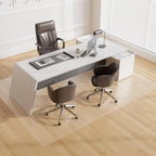 Chair Mat for Hard Floors, Tydle 60" x 75" Office Chair Mat for Hardwood Floors, Non-Slip Plastic Floor Mat for Gaming Chairs, Hard Floor Protector Computer Desk Vinyl Mat for Home Office (Clear-Rose)