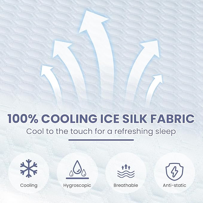 Cooling Cube Pillow for Side Sleepers Memory Foam Pillows for Neck and Shoulder Pain Relief Firm Soft Bed Pillow Dual Sided Supportive Square Rectangle Cervical Neck Pillows 24x12x4 Inches