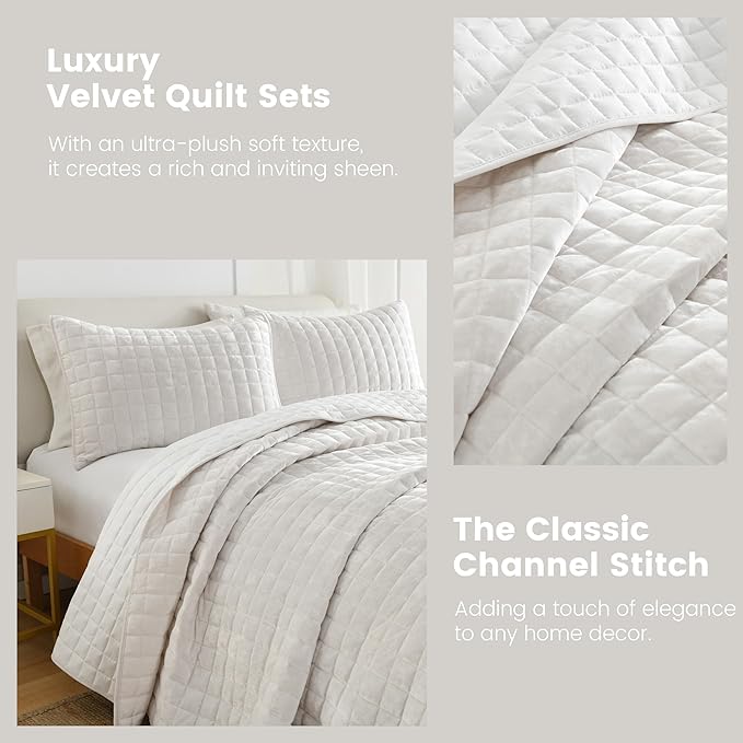 Secgo California King Comforter Set for Bed - 100% Cotton Cal King Size, Black Bedspreads (120 * 110 Inch) with 2 Pillow Shams, Patchwork Reversible Lightweight Bedding