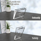 HELPLEX Picture Frames, 3 Pack 8x10 inch Acrylic Picture Frame Clear 8 x 10 Photo Frames Magnetic Picture Frames Ready for Tabletop Display, Effectively Protect Photos from Fading and Yellowing