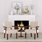 Accent Chair, Oversize Living Room Chairs with Soft Seat & Armrests for Living & Dinning Rooms