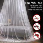 Mosquito Net Bed Canopy for Girls,King Canopy Bed Curtains Full Queen Size from Ceiling,Dome Mosquito Netting Bed Tent Twin Girls Princess Canopy Bed White Decor for Baby Crib,Kid Bed and Adult Beds