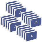 Mini Picture Frame 2.5x3.5 inch Acrylic Magnetic Photo Business Clear Card Frame 20mm Thick Double Sided Wallet Size Desktop Display Frames for Cards Photos Office Home Decor 20 PCS