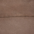 Round Shaped Goat Leather Handmade Eco-Friendly Brown Pouf - 16"x16"x16", Plain Solid, Recycled Foam With Fibre Fill Stuffed, Leather Seating PF12