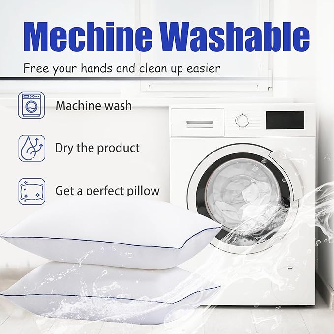 12 x 20 Pillow Insert Set of 2 Indoor Throw Pillow Insert,Rectangle Decorative Pillows Inserts, Throw Pillows for Couch, for Bed,White