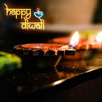 Happy Diwali Neon Sign Festival of Light Decorations - Chanukah Neon Light Orange Dimmable Deepavali LED Sign - Hanukkah Light Up Signs for Home Bar Decor Party Supplies