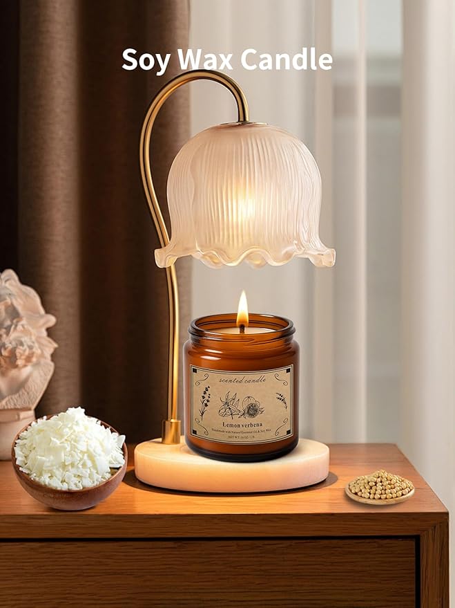Scented Candles for Home, 16oz Large Jar Scented Candle – Lemon Verbena Soy Wax Candle with 100 Hour Burn Time, Long Lasting Aromatherapy Candle for Home Fragrance, Relaxation & Gift for Women/Men