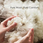 EP Mode Light Weight Wool Comforter for Summer, Purely Natural Duvet Insert, 100% Australian Wool Filling (150GSM, Size Queen)