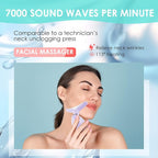 Facial Massager Red-Light-Therapy-for-Face and Neck, Face 𝖲 culpting Wand with 7 Color (Light Purple)